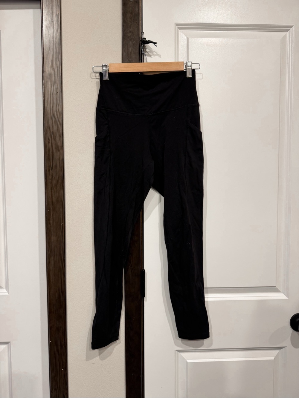 Quince Black High-Rise Leggings